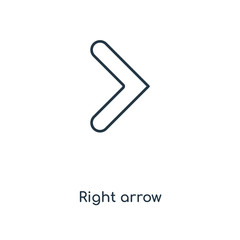 right arrow icon vector