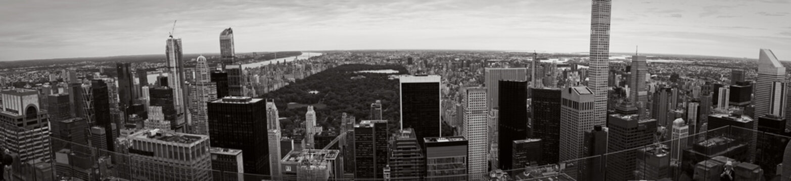 Panorama of New York skyline