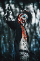 scary punk clown