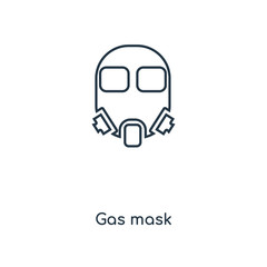 gas mask icon vector
