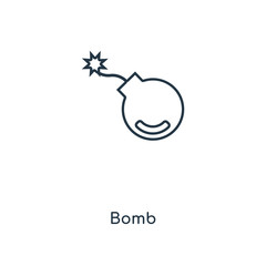 bomb icon vector