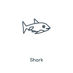 shark icon vector