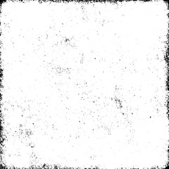 Grunge background abstract black and white. Monochrome texture of dirty surface. Pattern of cracks, chips, scuffs