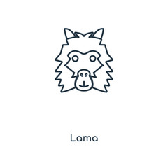lama icon vector