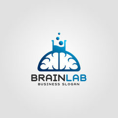 Brain Lab Logo Template