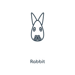 rabbit icon vector