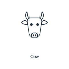 cow icon vector