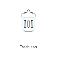 trash can icon vector