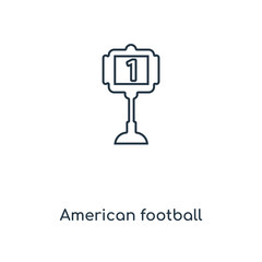 american football signals icon vector