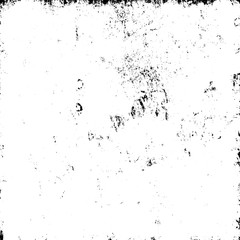 Grunge background abstract black and white. Monochrome texture of dirty surface. Pattern of cracks, chips, scuffs