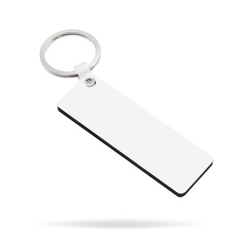Premium AI Image  The keychain clasp is black on a white background