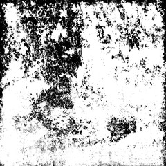 Obraz premium Grunge background abstract black and white. Monochrome texture of dirty surface. Pattern of cracks, chips, scuffs