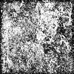 Grunge background abstract black and white. Monochrome texture of dirty surface. Pattern of cracks, chips, scuffs
