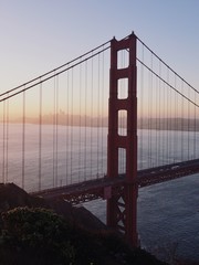 Sonnenaufgang an der Golden Gate Bridge | San Francisco | USA