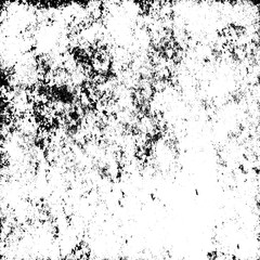 Grunge background abstract black and white. Monochrome texture of dirty surface. Pattern of cracks, chips, scuffs