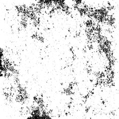 Grunge background abstract black and white. Monochrome texture of dirty surface. Pattern of cracks, chips, scuffs