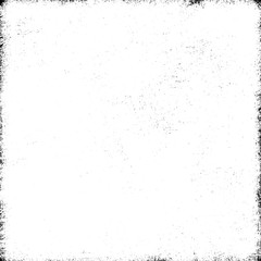 Grunge background abstract black and white. Monochrome texture of dirty surface. Pattern of cracks, chips, scuffs