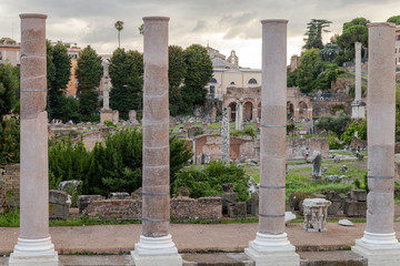 Fototapeta na wymiar The Roman ruins