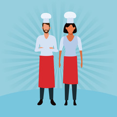 Restaurant teamwork avatar