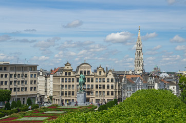 Fototapeta premium Mont des Arts, Bruxelles