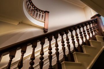 ornate staircase banister