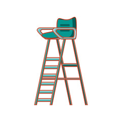 tennis referee tower chair icon