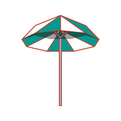 Fototapeta premium umbrella open isolated icon