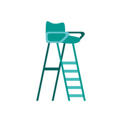 tennis referee tower chair icon