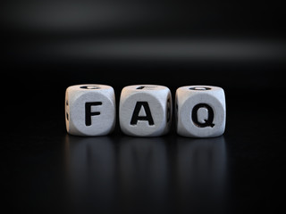 FAQ concept, Frequently Asked Questions ,3d rendering,conceptual image.