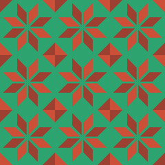 Fototapeta premium Vector seamless colorful abstract background pattern.