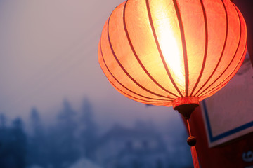 chinese red lamp 