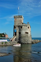Fototapeta na wymiar Rapallo castle