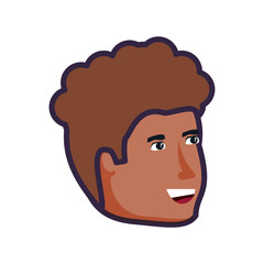 head of young man avatar character