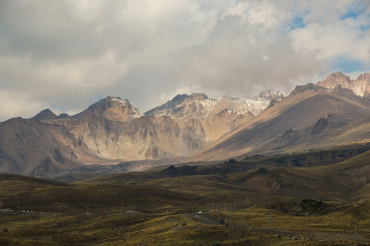 Mount Sabalan (Savalan) near the city of Ardabil in north-west Iran.