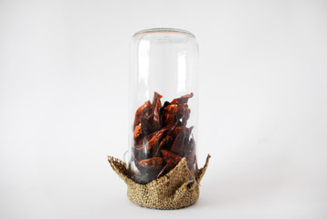 Spice glass jar