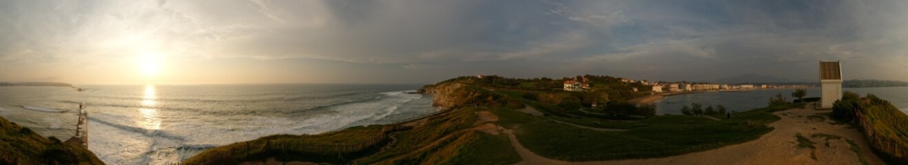 saint jean de luz, pointe de sainte-barbe à 360°