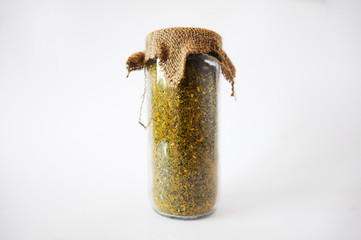 Spice glass jar
