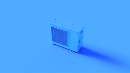 Blue Office Air Conditioner 3d illustration 3d render