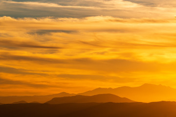 Fototapeta na wymiar Collegiate Peaks Sunset