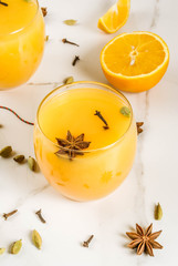 Hot spicy winter orange punch
