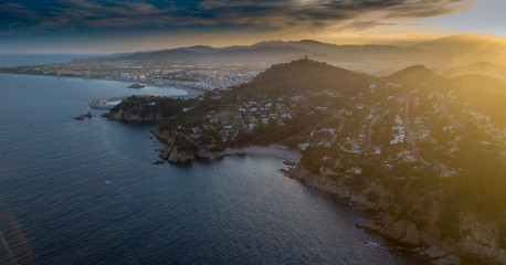 Fototapeta premium Cala San Francesc en Blanes, Barcelona - Costa Brava