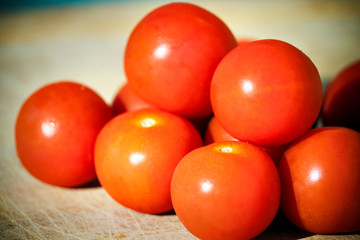 Close-up fresh tomatoes