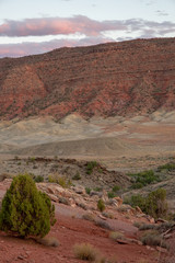 Red rock Landscape at Arches National Park.