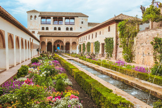 Garden in Granada, Spain