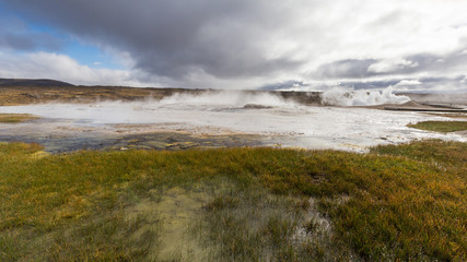 Fototapeta na wymiar Island, Vulkanismus in Hveravellir