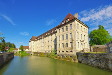 Dole altes Militaerkrankenhaus jetzt Gymnasium - Dole, old military hospital and now high school, France