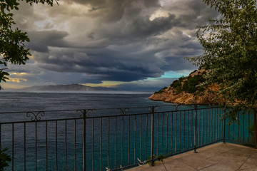 Stormy weather in croatia