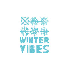 Christmas and New Year elements with lettering. Vector flat design with texture