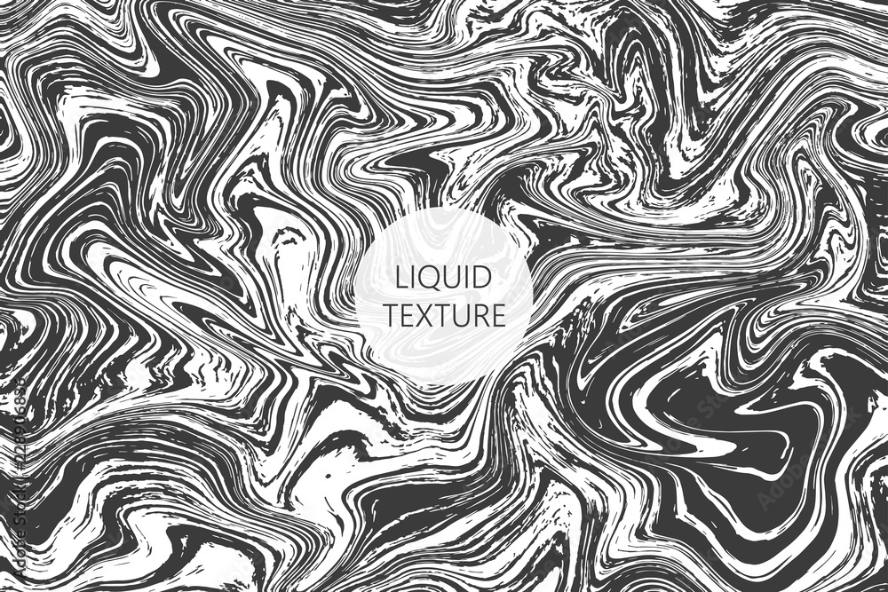 Poster vector abstract liquid texture. grunge wavy background.
