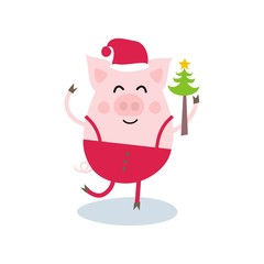 Новогодняя свинья